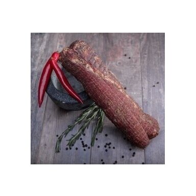 Šalto rūkymo kiaulienos filė vak. a/r vnt (~300g) Šalto rūkymo kiaulienos filė vak. a/r vnt (~300g)